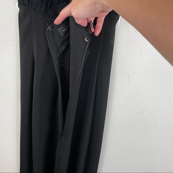 Majorelle Nadia Gown Lace Bodice Slit Dress Sz XXS - Picture 10 of 15